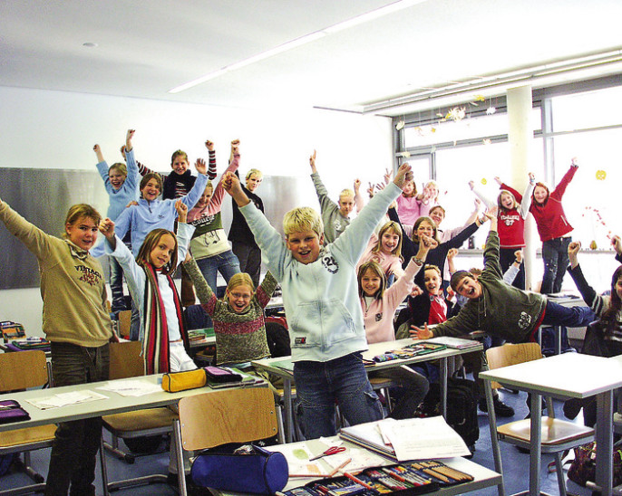 Freude an der Schule vermitteln, das ist eines der Ziele der Ganztagesklasse. Realschulleiter Müller hofft nun auf genügend Anmeldungen. Foto: PZ-Archiv
