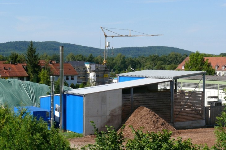 Die Natur-Energie möchte das Hackschnitzel-Heizwerk an der Amberger Straße erweitern. Foto: J. Ruppert