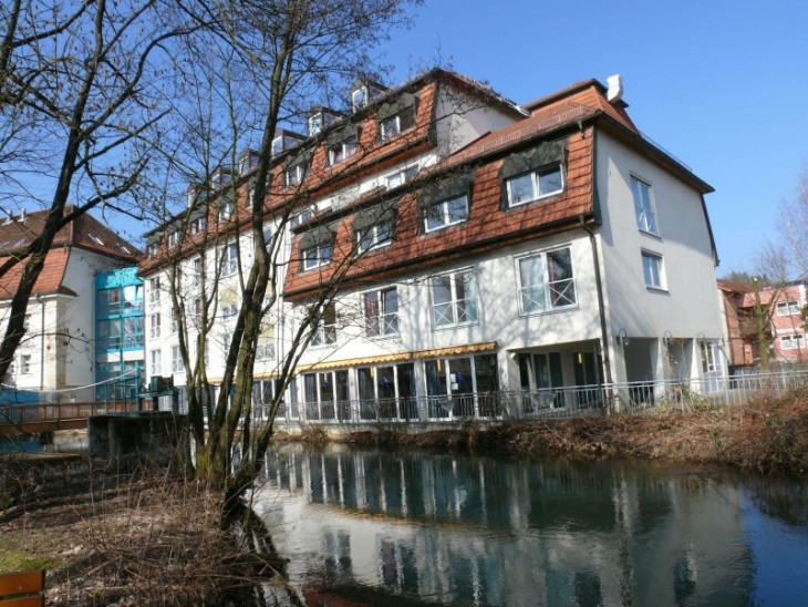 Die PsoriSol-Klinik in Hersbruck will erweitern und hofft, mit dem geplanten Neubau auf der Turnhalleninsel in diesem Jahr beginnen zu dürfen. Foto: J. Ruppert
