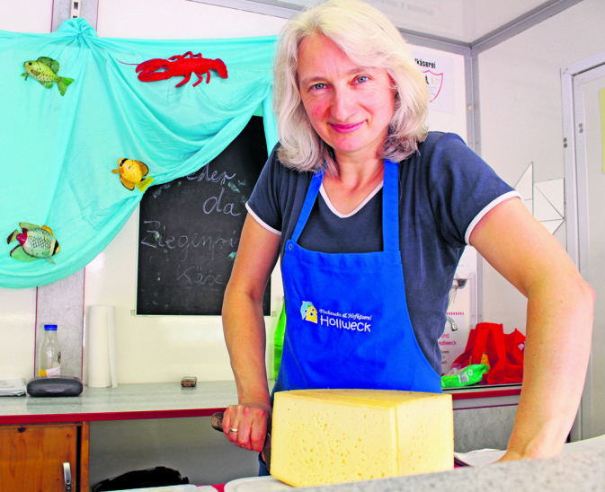 Fisch und Käse: Bei Frau Hollweck passt das an ihrem Feuchter Stand wunderbar zusammen