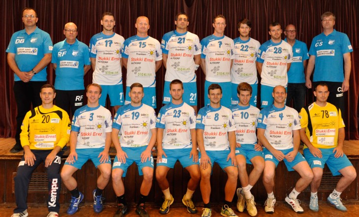 Da war die Welt bei den Winkelhaider Handballern noch in Ordnung. Jetzt steht fest, dass diese Mannschaft in dieser Besetzung nicht mehr zusammenspielen wird. Mehrere Spieler haben bereits ihren Abschied angekündigt. Foto: kk