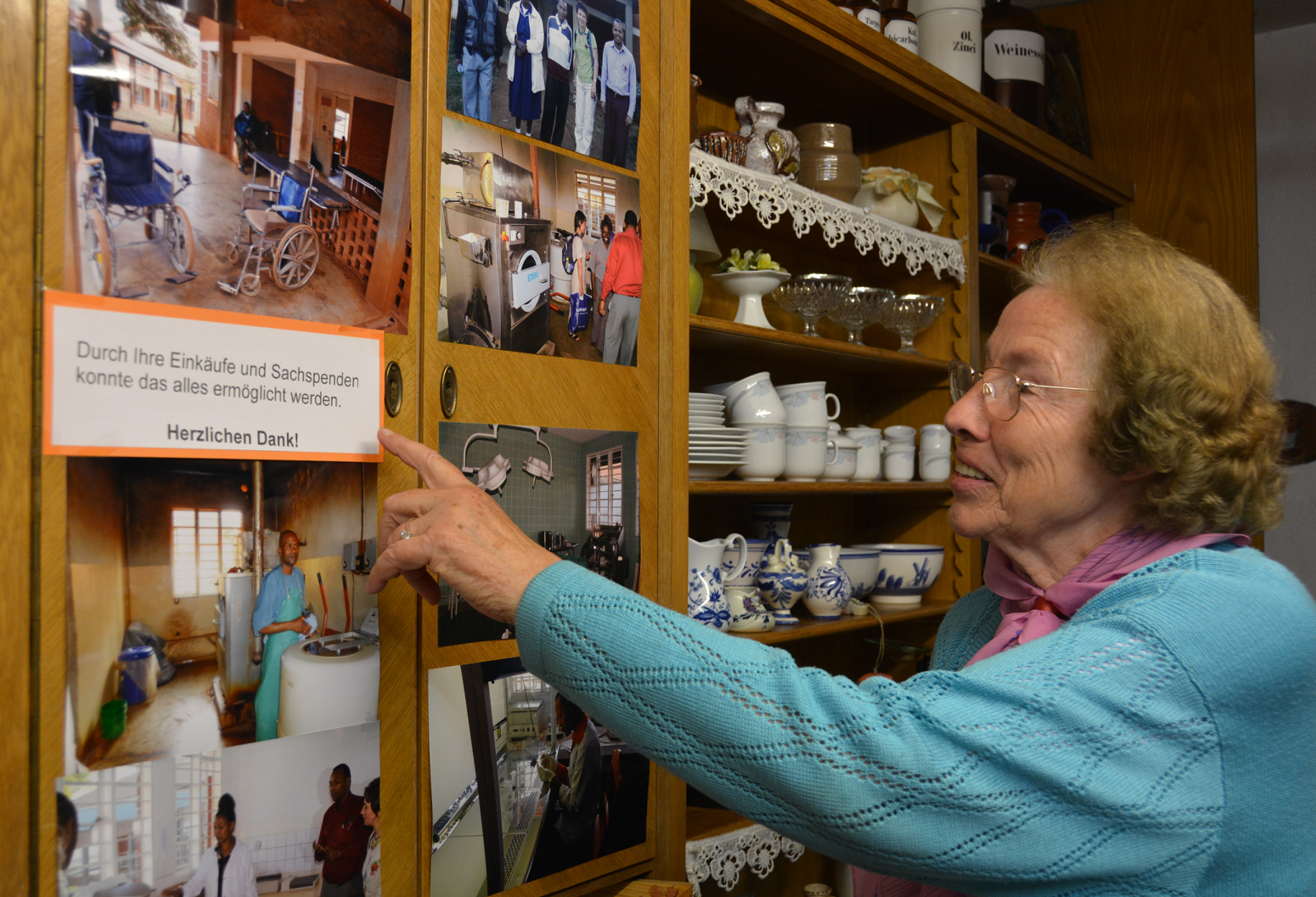 Helga Strehl als Namensgeberin NLAND