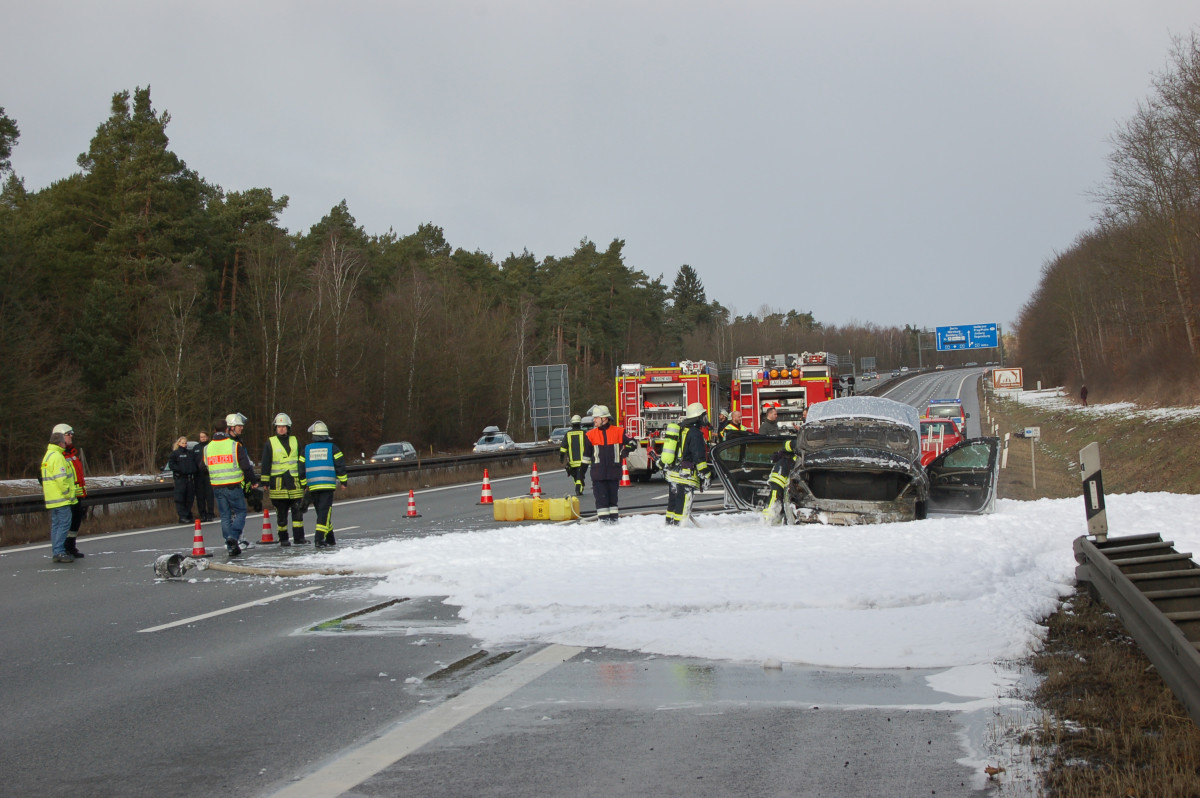 Gepanzerter Wagen Fing Feuer N Land
