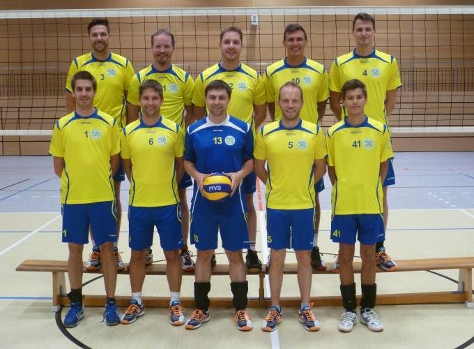Die neu formierte zweite Herrenmannschaft der Schwaiger Volleyballer. Foto: Verein