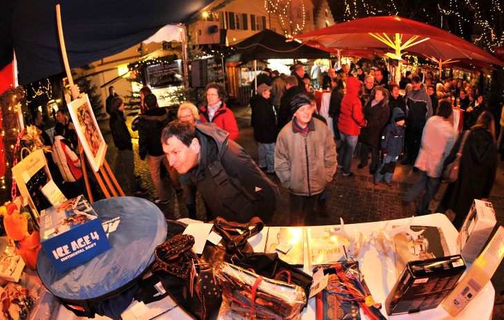 So geht es am Markt der langen Gsichter zu. Foto: Berny Meyer