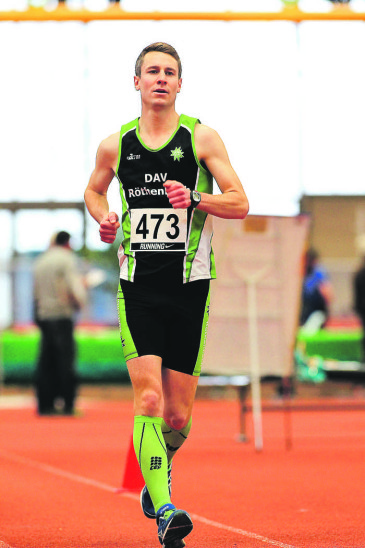 Süddeutscher Meister über 5000 Meter Bahngehen: Andreas Janker.