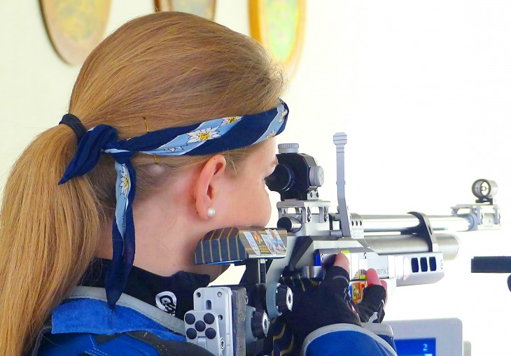 Lisa Häberlein präsentierte sich in beiden Bayernliga-Wettkämpfen in bestechender Form. Foto: J. Ruppert