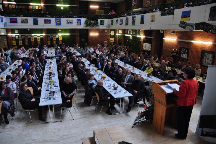 Bundestagsabgeordnete und Bäuerin Marlene Mortler hielt das Hauptreferat beim wieder gut besuchten Landfrauentag in der Laufer Bertleinaula.