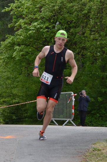 Julian Hegel überzeugte über die Sprintdistanz mit Rang zehn. Foto: privat