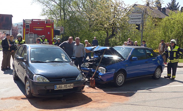 So sah der Unfall aus. Foto: J. Ruppert