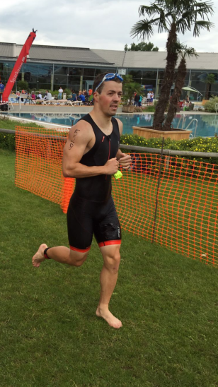 Michael Kraus war der Beste im Tri-Team Frankenalb. Foto: privat
