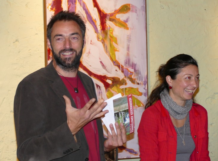 Katrin Brand und Matthias Deinhard rufen den Hersbrucker Kunstsommer aus.