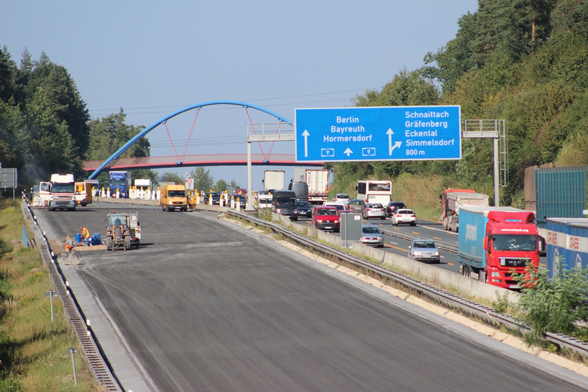 Die A 9 hat eine neue Asphaltdecke NLAND