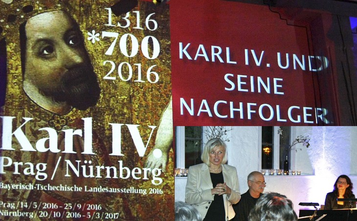 Nicht staubtrocken, sondern lebendig und interessant - Dr. Birgit Friedel (von links), die zusammen mit Pavel Sandorf, Alice Graf und Günter Schmidt-Klör (nicht auf dem Foto) im Feuchter Zeidlerschloss auf „700 Jahre Kaiser Karl IV“ und seine Nachfolger zurückblickte.