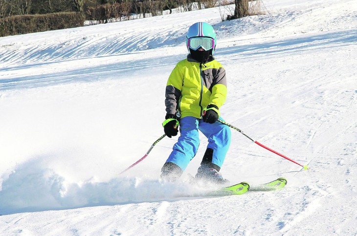 Am Sonntag messen sich junge Skifans am Rothenberg.