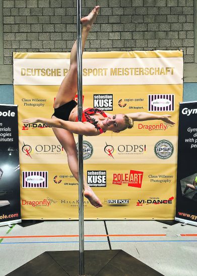 Polesport Deutsche Meisterschaften Sabine Gloner Bronze