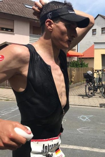Bereit für den Ironman auf Hawaii: Johannes Egelseer stellte bei der „Challenge“ in Roth eine neue persönliche Bestzeit auf – trotz einer kurzen Krise beim abschließenden Marathon.