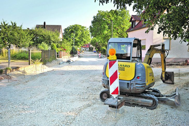 Auch rückwirkend könnte Röthenbach die Bürger für die Haimendorfer Dorferneuerung – hier im Bild die Friedrich-von-Fürer-Straße – zur Kasse bitten. Die Stadtratsmehrheit lehnt dies allerdings ab.