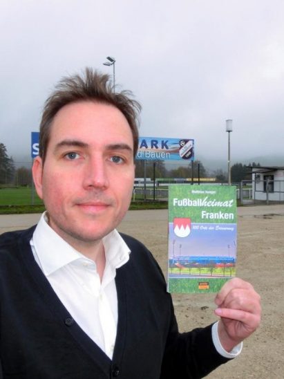 Natürlich darf auch die Sportanlage des 1. FC Hersbruck im neuen Buch des gebürtigen Hersbruckers Matthias Hunger nicht fehlen.