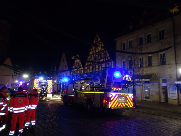 Ein vermeintlicher Brand in der Laufer Altstadt entpuppte sich als falscher Alarm.