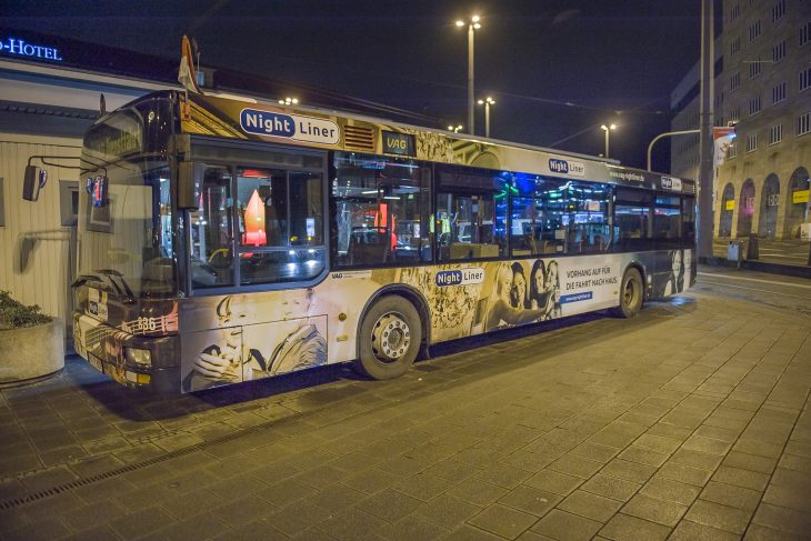 Jeweils zwischen 1 und 5 Uhr fahren die Nightliner ab kommendem Wochenende wieder.