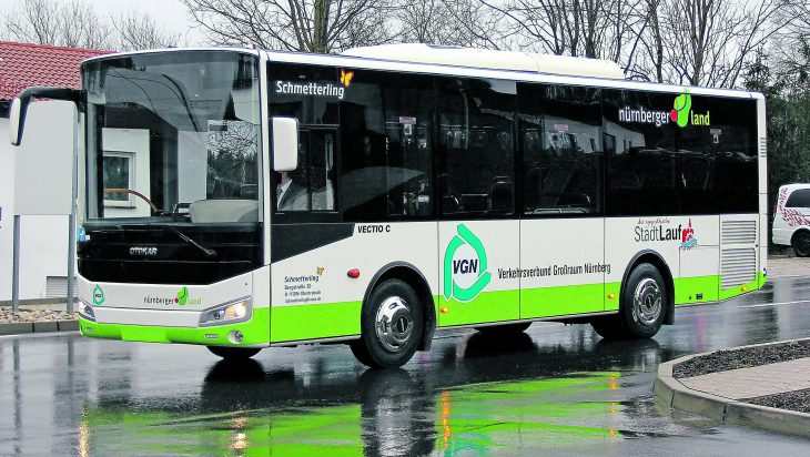 Diese neuen Stadtbusse in neuem Design sind ab 10. Dezember in Lauf unterwegs.