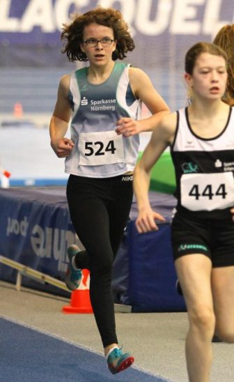 In der Fürther Quelle-Halle sicherte sich Kristin Krug Platz 3.
