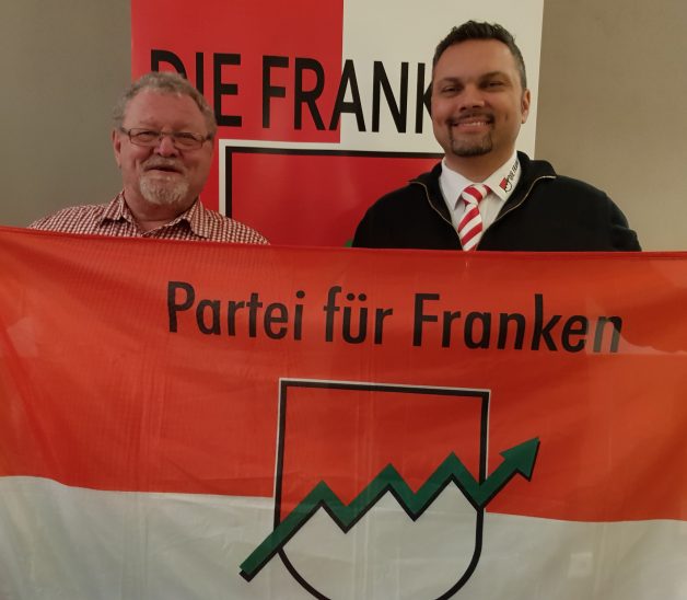 Werner Hasenest und Andreas Brandl (von links) treten für „Die Franken“ an.