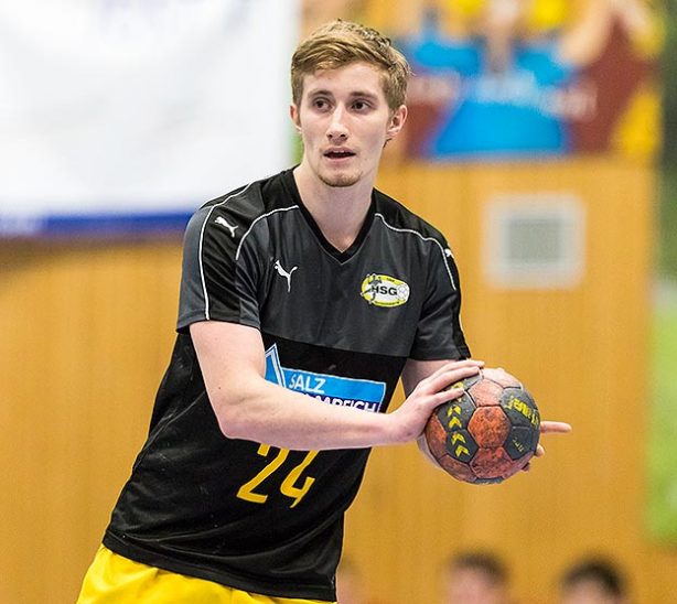 Jens Scheuerer war neben Florian Funke der erfolgreichste HSG-Torschütze beim Auswärtsspiel gegen den SV Auerbach. Foto: G. Santemiz