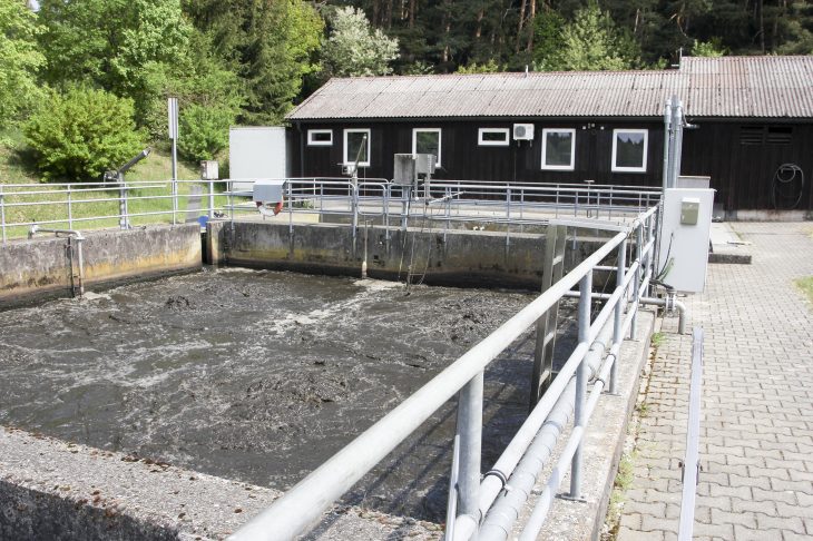 Die Kläranlage in Winkelhaid: Nach Schließung der Anlage in Ungelstetten werden die Abwässer vom Ortsteil hierher gepumpt.
