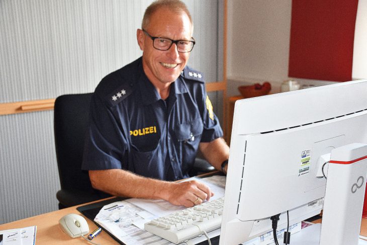 Polizeioberkommissar Helmut Hartmann von der Polizeiinspektion Hersbruck
