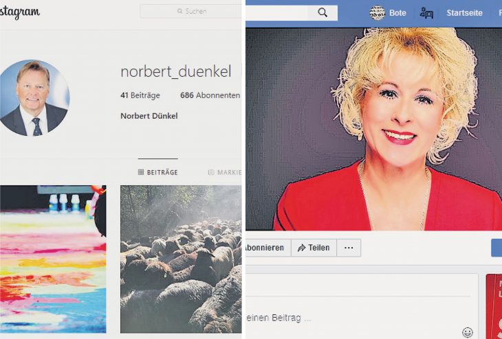 Lässt man Markus Söder einmal außen vor, vereint von den hiesigen Kandidaten Norbert Dünkel (CSU) bei Instagram die meisten Follower hinter sich. Die erfolgreichste Facebook-Seite nach dem Ministerpräsidenten betreibt Andrea Lipka (SPD).