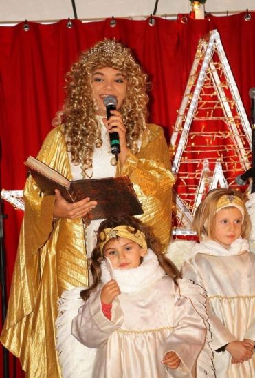 Christkind Hanna beim Prolog.