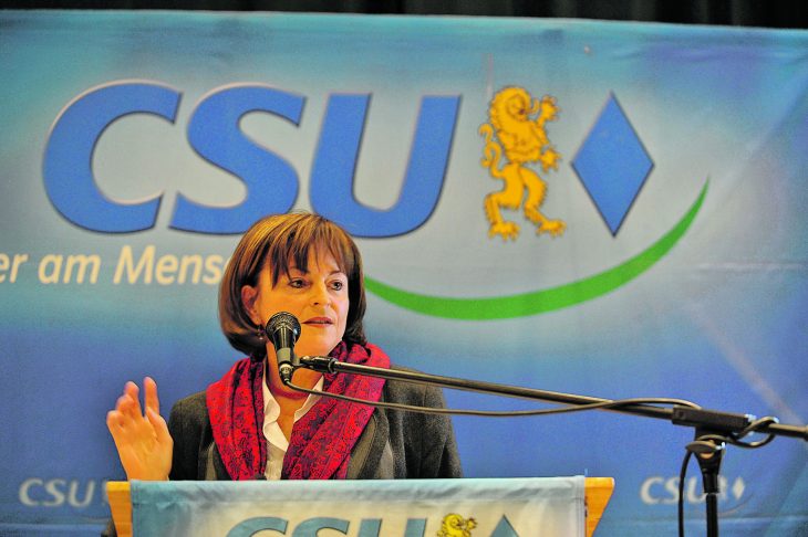 2017 wurde sie zum fünften Mal in den Bundestag gewählt – hier ein Foto der CSU-Kandidatennominierung in Heuchling. Nun könnte Marlene Mortler ins EU-Parlament einziehen.