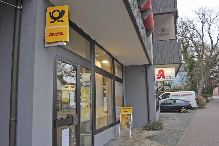 Die Postagentur in Winkelhaid: Nach Auskunft der Deutschen Post soll sie am 28. Februar geschlossen werden. An der Tür der Poststelle hängt allerdings der Hinweis, dass bereits am 20. Februar geschlossen wird.