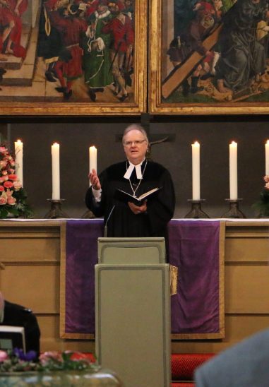 Dekan Werner Thiessen bei seinem Abschiedsgottesdienst.