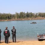 Vergangene Woche bereits hatte die Polizei den Baggersee abgesucht.