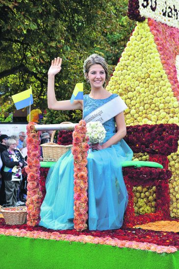 Anna-Lena Neuner verkörperte drei Jahre lang die Blumenkönigin. Jetzt wird eine Nachfolgerin gesucht.