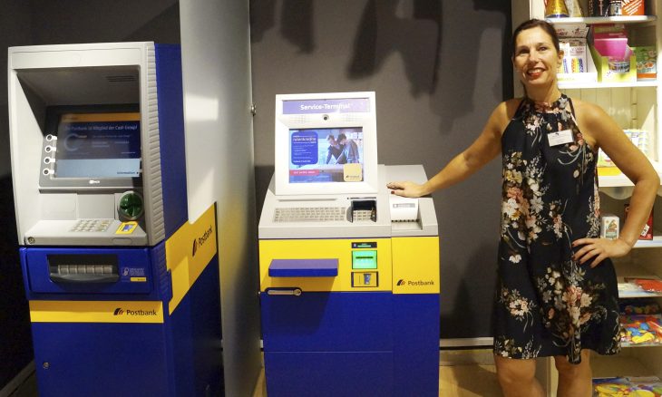 Die Automaten stehen bereit und warten auf Kundschaft.