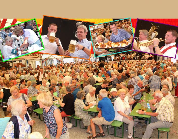 Rund 2000 Gäste ließen sich beim Seniorennachmittag ihr Hendl schmecken.