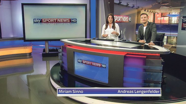 Der Schnaittacher Andreas Lengenfelder moderiert seit einigen Wochen die Nachrichten beim Sportsender Sky.