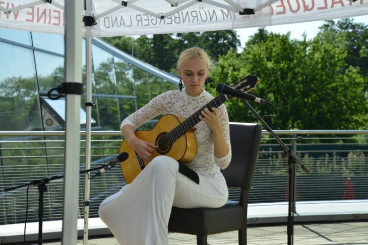 Julia Trintschuk aus Deutschland präsentierte Johann Kaspar Mertz.
