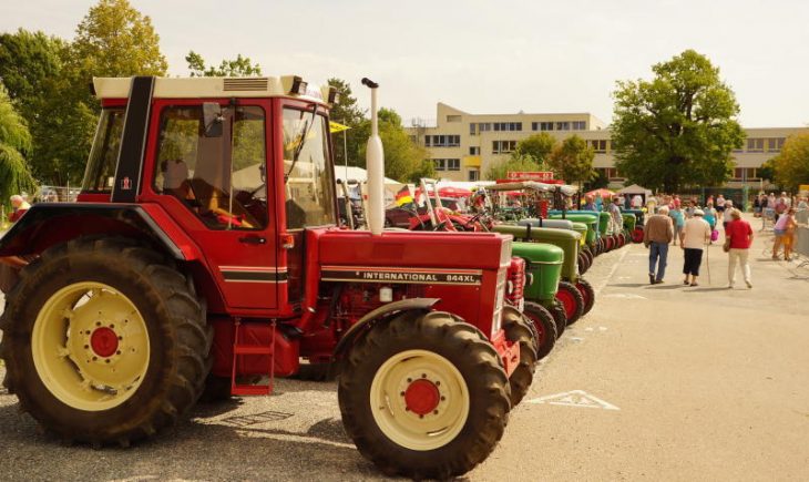 Die vielen Traktor-Oldtimer waren ein echter Hingucker.