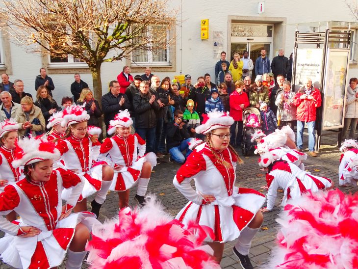Auch heuer wird die Tanzgarde Annemon beim Rathaussturm in Hersbruck auftreten.