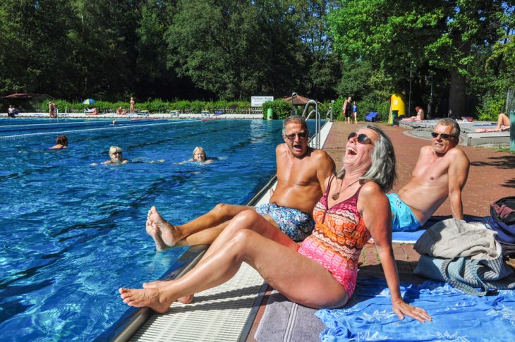 Freibad lauf Bilanz Wasser Sommer schwimmen