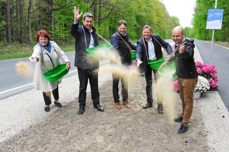 Blumenautobahn : Söder säht an B14