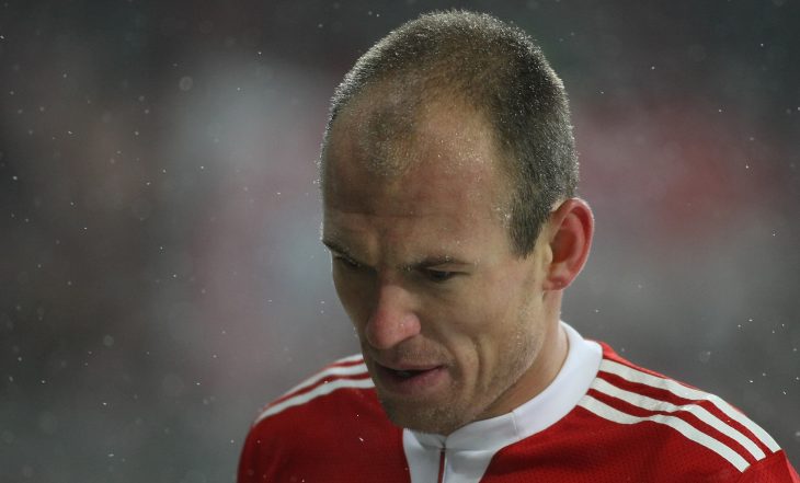 Die Gesundheit des Sohnes geht vor: Arjen Robben kommt doch nicht in die Zeidlerhalle.