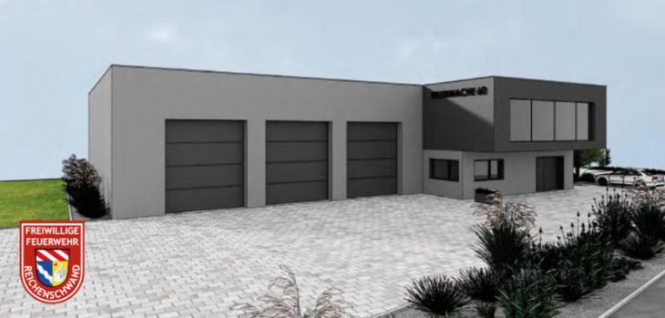 Als „klaren Baukörper“ bezeichnete Architekt Wolfgang Ganser den geplanten Neubau des Reichenschwander Feuerwehrhauses.