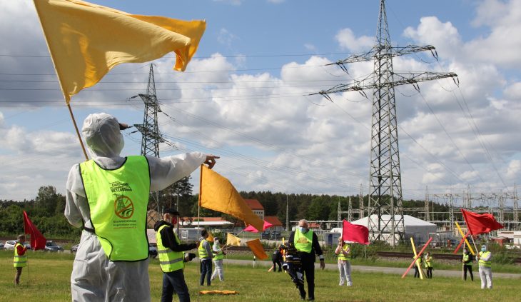 Der Protest der Bürgerinitiativen richtet sich unter anderem gegen ein mögliches zweites Umspannwerk in der Region.