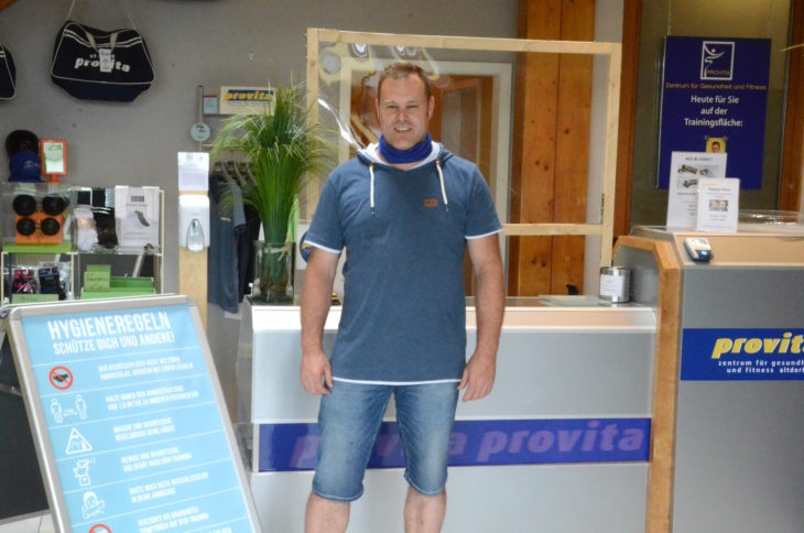Andreas Bürger, der Studioleiter des Provita Freizeit- und Sportzentrums in Altdorf, freut sich auf die Wiedereröffnung.